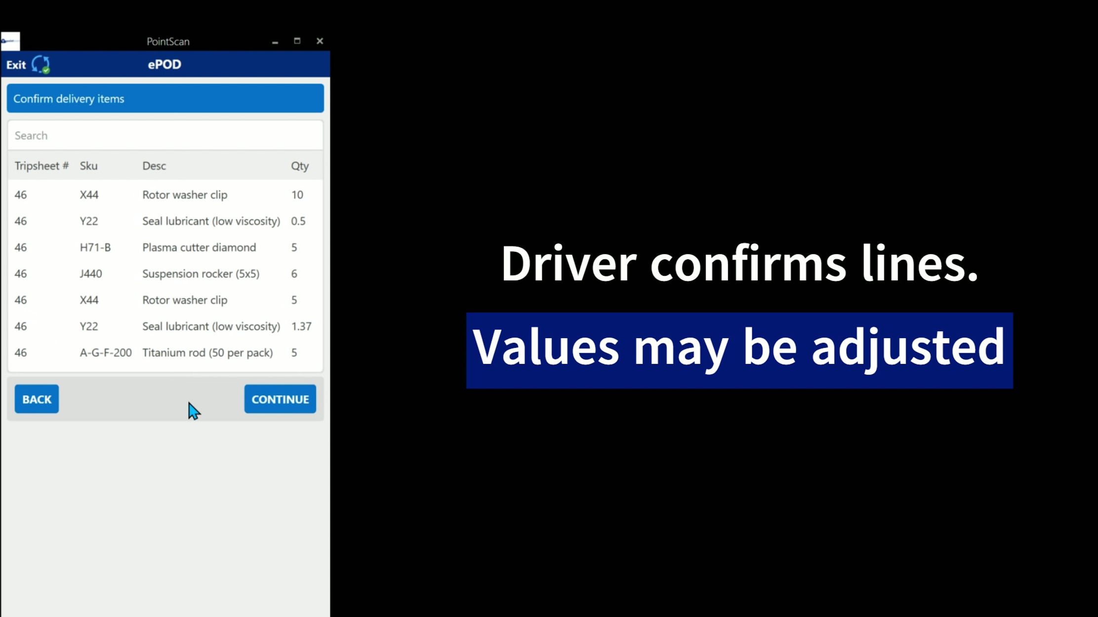 Electronic Proof of Delivery